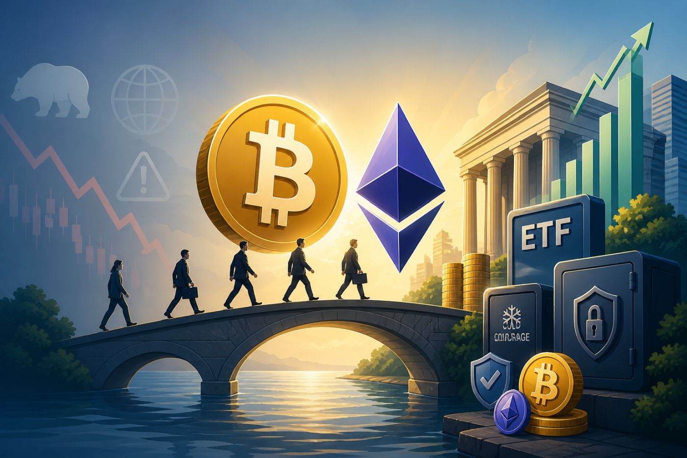 ANALIZA. Bitcoin şi Ethereum: instituţiile îşi sporesc expunerea sub valul de teamă ANALIZA. Bitcoin şi Ethereum: instituţiile îşi sporesc expunerea sub valul de teamă